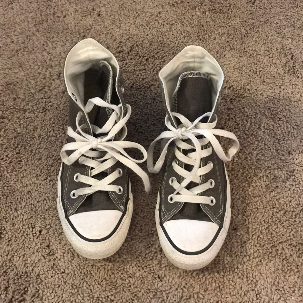 Grey High Top Converse
